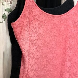 TWO Unworn Garnet Hill Camisoles sz Small .. Lined